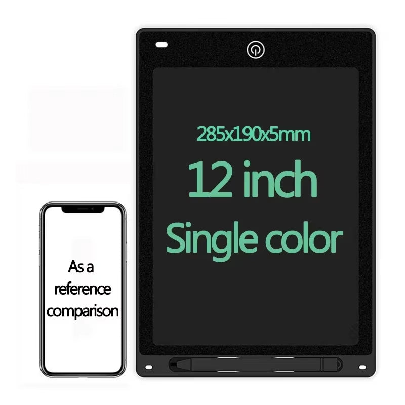10/12/Inch LCD Writing Tablet Drawing Board Kids Graffiti Sketchpad Toys Handwriting Blackboard Magic Drawing Board Kid Toy Gift