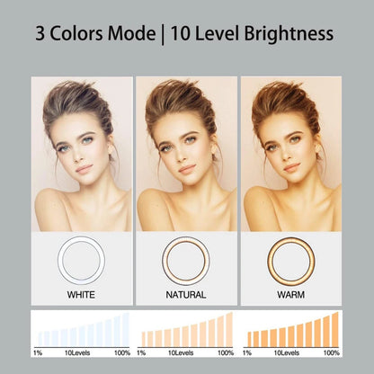 6Inch Ring Light with Tripod Led Bright Ring Lamp Light Rim Song Lighting for Photography Selfie Ringlight Right Ligth