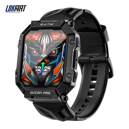 OCEAN PRO Smart Watch Health and Sports Monitoring Smart Notification Smart Watch Men Compatible with IOS and Android