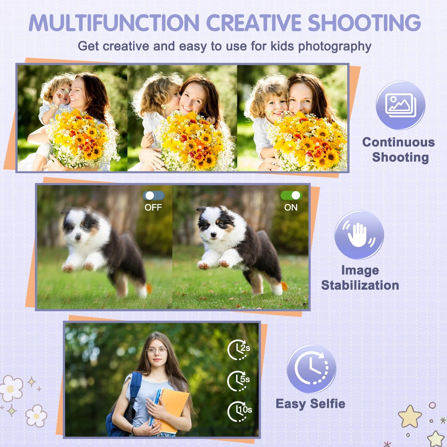 Digital Camera FHD 1080P Teens Camera with 32GB Card, Battery, Lanyard, 16X Zoom anti Shake, 44MP Compact Portable Small Cam