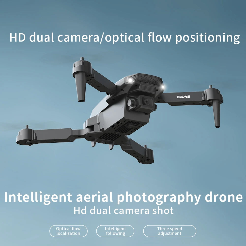 2024 New E88 Pro WIFI FPV Drone Wide Angle HD 4K 1080P Dual-Camera Height Hold RC Foldable Quadcopter Drone Helicopter Toys Gift