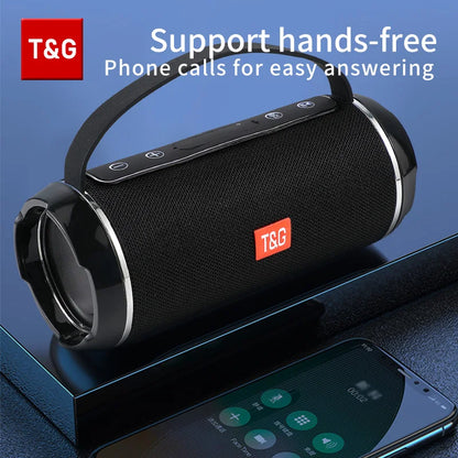 Bluetooth Speaker TG116C Wireless Powerful Portable Speakers Box Outdoor Speaker Subwoofer Music Center Boom Box with FM Radio