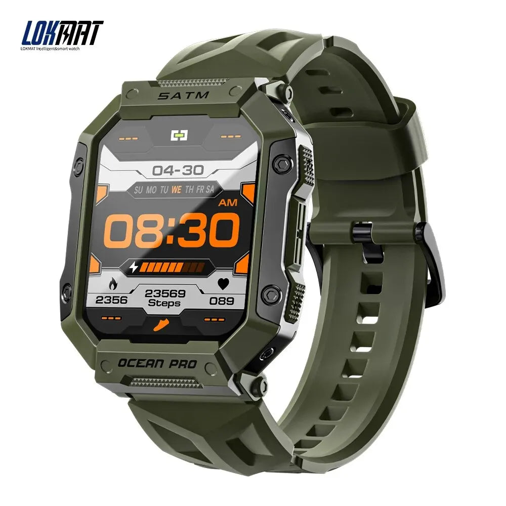 OCEAN PRO Smart Watch Health and Sports Monitoring Smart Notification Smart Watch Men Compatible with IOS and Android