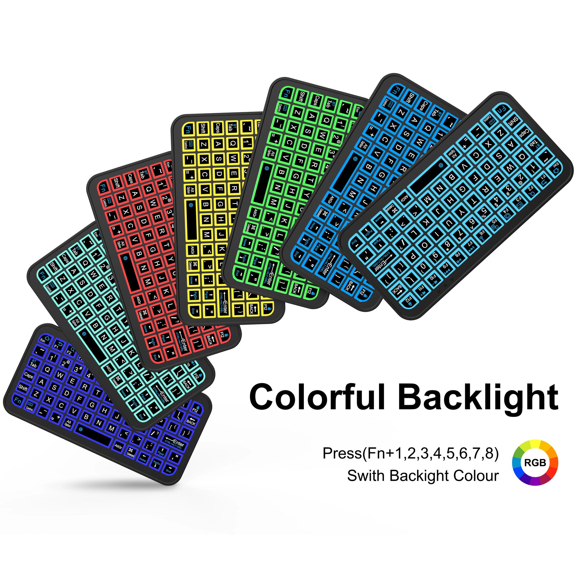 Bluetooth 5.2 Keyboard Wireless Keyboard Silicone Mute Keyboard MultiFunction Button Mini Keyboard for Windows Android IOS