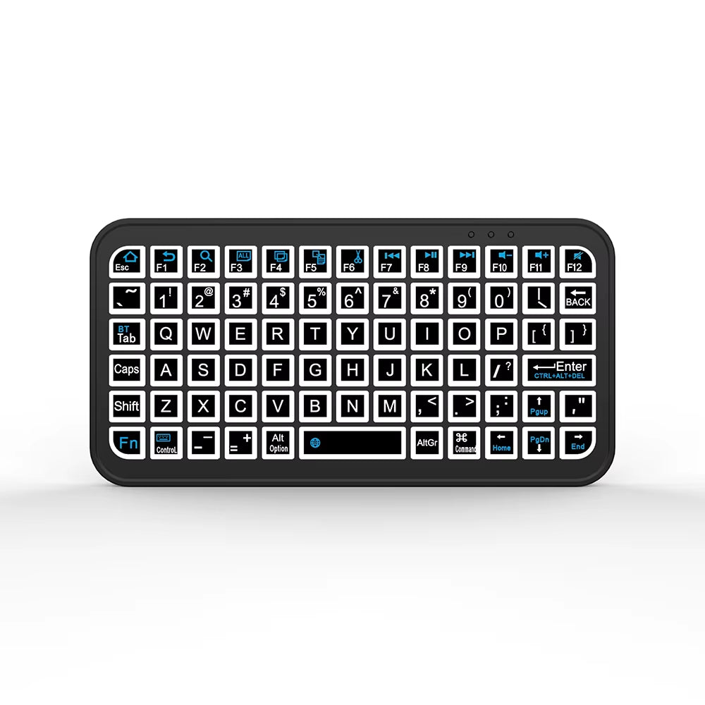 Bluetooth 5.2 Keyboard Wireless Keyboard Silicone Mute Keyboard MultiFunction Button Mini Keyboard for Windows Android IOS